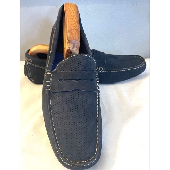 Johnston & Murphy Gray Loafers